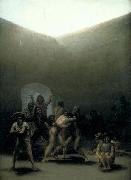 Courtyard with Lunatics or Yard with Madmen, by Francisco de Goya,